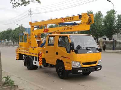 國五江鈴雙排12米高空作業(yè)車(藍(lán)牌)